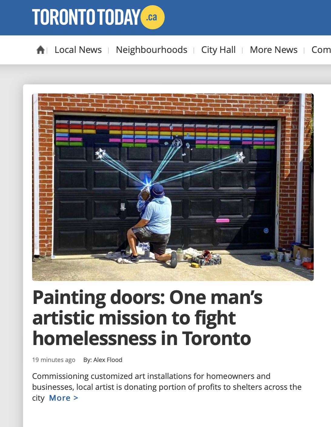 Toronto Today Featuring Painted Doors